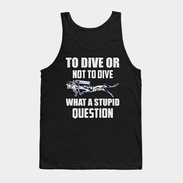 SCUBA Diving Tank Top by Dojaja